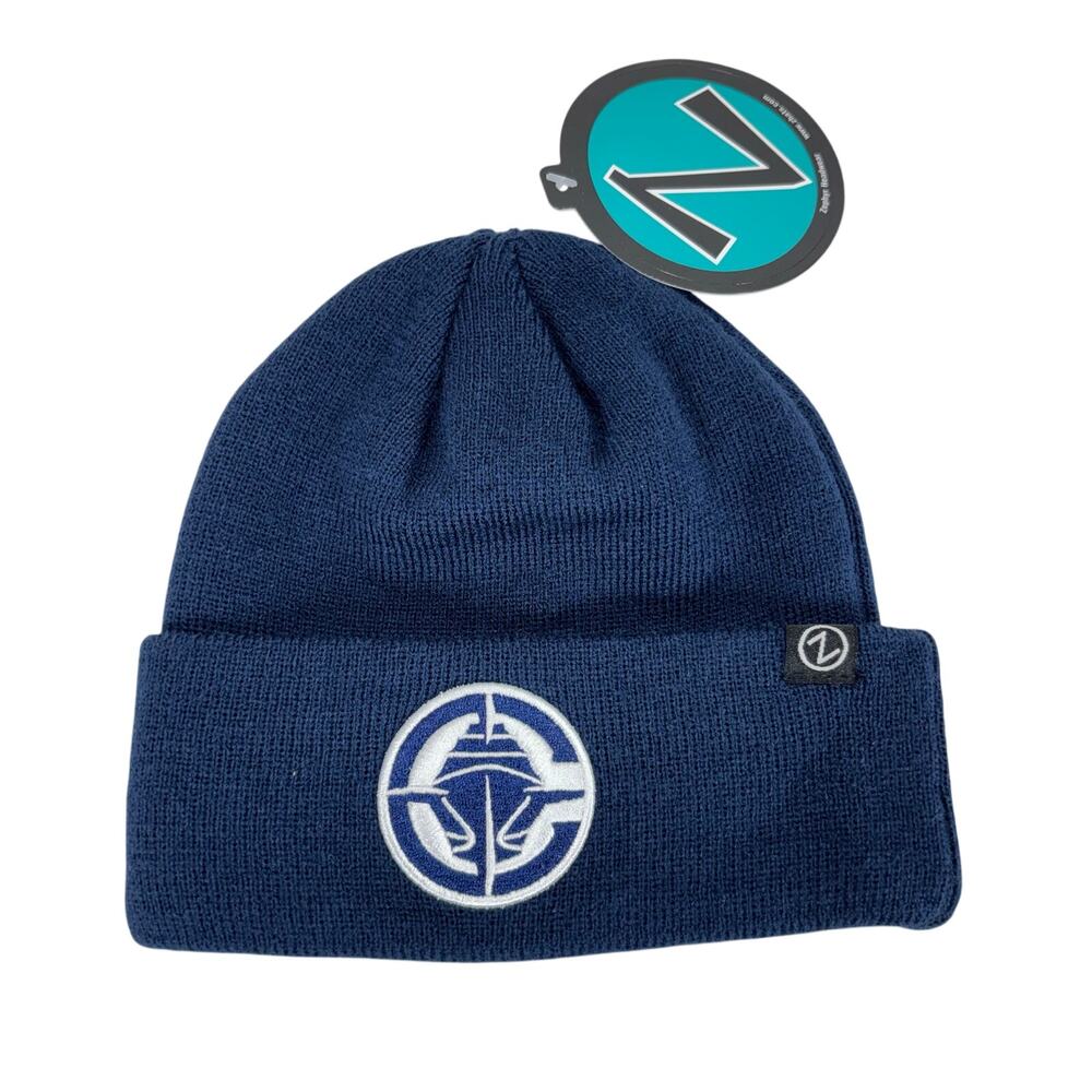 Zephyr LA Clippers Beanie Knit Cap Navy Blue - One Size - New with Tags